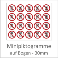 Minipiktogramme 30mm