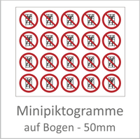 Minipiktogramme 50mm