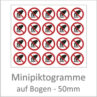 Minipiktogramme 50mm