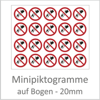 Minipiktogramme 20mm