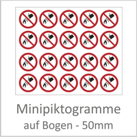 Minipiktogramme 50mm