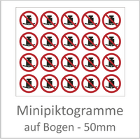 Minipiktogramme 50mm