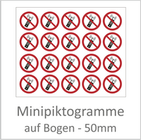 Minipiktogramme 50mm