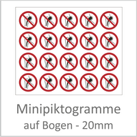 Minipiktogramme 20mm