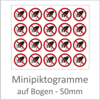 Minipiktogramme 50mm