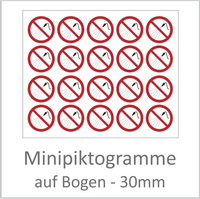 Minipiktogramme 30 mm