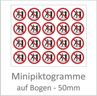 Minipiktogramme 50 mm