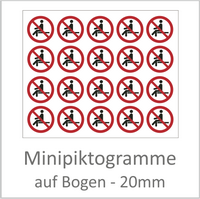 Minipiktogramme 20 mm