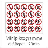Minipiktogramme 20 mm