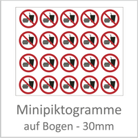 Minipiktogramme 30 mm