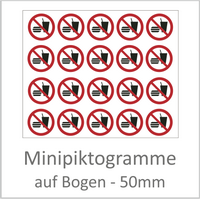 Minipiktogramme 50 mm