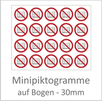 Minipiktogramme 30 mm