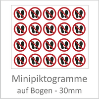 Minipiktogramme 30 mm