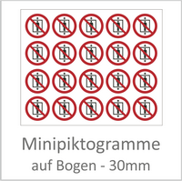 Minipiktogramme 30 mm