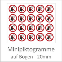 Minipiktogramme 20 mm