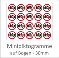 Minipiktogramme 30 mm
