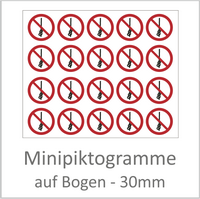 Minipiktogramme 30 mm