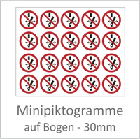 Minipiktogramme 30 mm