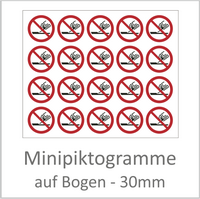 Minipiktogramme 30 mm