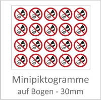 Minipiktogramme 30 mm