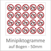 Minipikogramme DIN ISO 7010