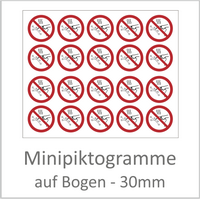 Minipiktogramme 30 mm