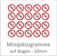 Minipikogramme DIN ISO 7010