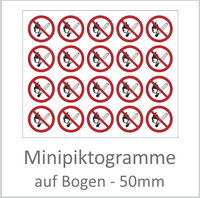 Minipiktogramme 50mm