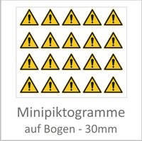 Minipiktogramme 30 mm