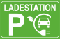 Preview: Parkplatzschild  Ladestation Elektroautos