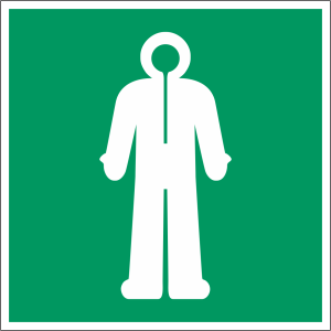 Rettungszeichen-Aufkleber "Überlebensanzug"