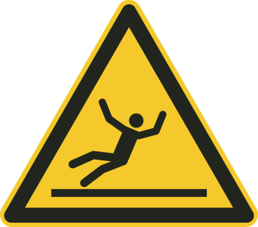 Warnzeichen Aufkleber DIN ISO 7010