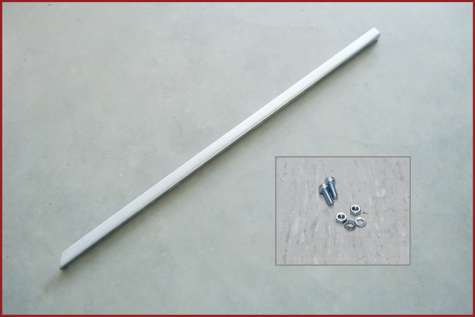 Parkplatzschild "Arzt" - 52x11 Cm, Mit 75 Cm Einschlagpfosten & Montagematerial - Aus Stabilem Aluminiumverbund