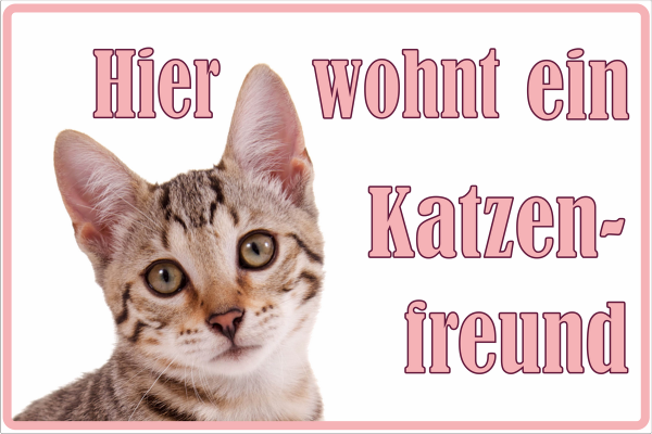 Katznschild Katzenfreund