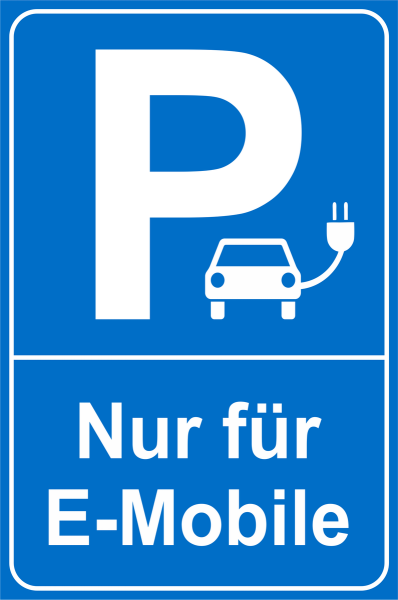 Señal De Aparcamiento Para Coches Eléctricos - Placa Privada P211, Ideal Para Plazas De Parking