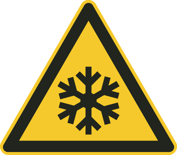 Warnzeichen Aufkleber DIN ISO 7010